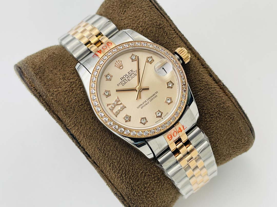 復刻 Rolex 勞力士 Lady-Datejust 28MM/31MM 女士手錶￥4980-復刻勞力士