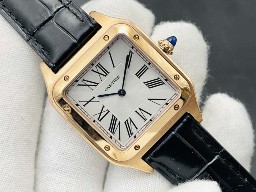 復刻 Cartier 卡地亞 Santos Dumont 繫列WSSA0022情侶手錶￥2980