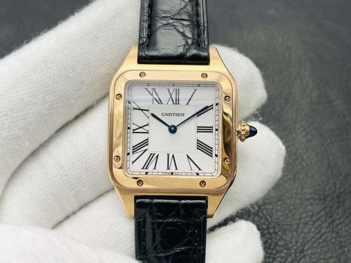 高仿 Cartier 卡地亞 Santos Dumont 繫列WSSA0022情侶手錶￥2980