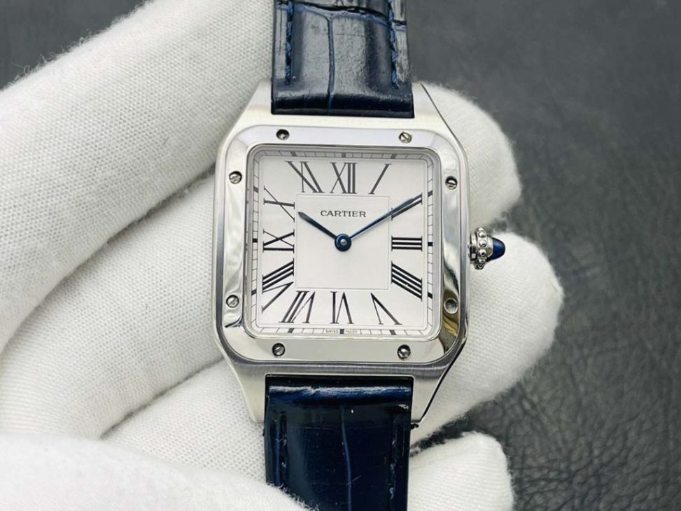 復刻 Cartier 卡地亞 Santos Dumont 繫列WSSA0022情侶手錶￥2980